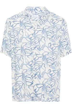 TAGLIATORE Hawaii floral-print shirt