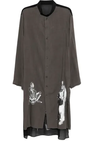 YOHJI YAMAMOTO Message-print shirt