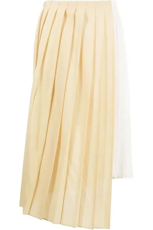 SACAI Asymmetric pleated skirt