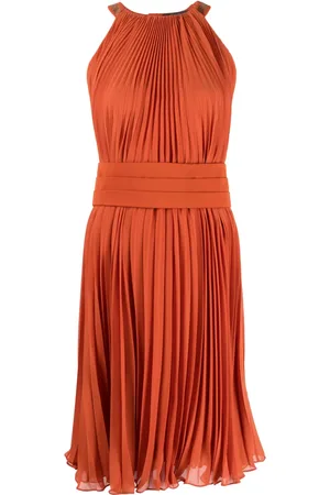 Max Mara Plissé sleeveless dress