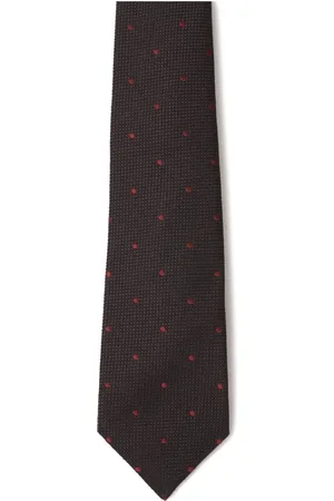 Kiton Dot-motif tie