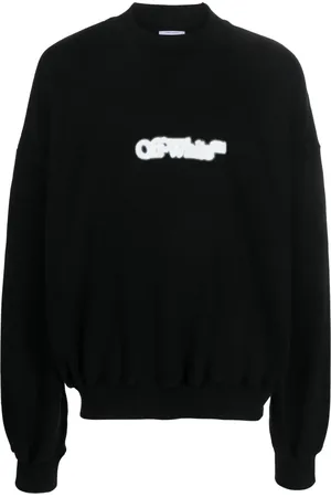 OFF-WHITE Logo-print cotton sweatshirt