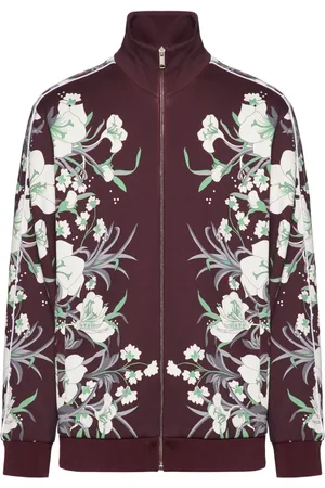 VALENTINO GARAVANI Graphic-print zip-fastening jacket