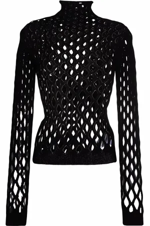 VALENTINO GARAVANI Net knitted top