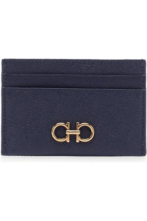 Salvatore Ferragamo Gancini-buckle leather cardholder
