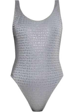 Balmain Logo-print swimsuit