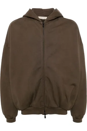 FEAR OF GOD Zip-up cotton hoodie