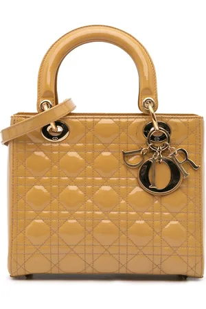Dior 2013 Medium Patent Cannage Lady Dior satchel