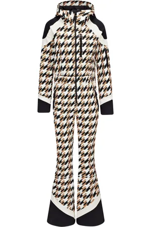 Perfect Moment Allos houndstooth ski suit