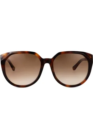 Chloé Tortoiseshell oversized sunglasses