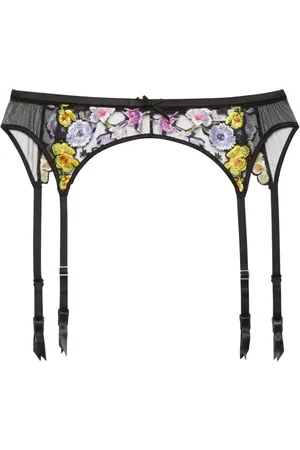 FLEUR DU MAL Eden garter belt