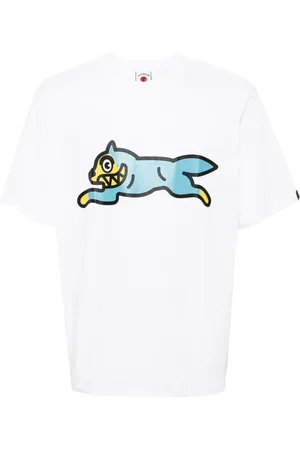ICECREAM Running dog-print cotton T-shirt
