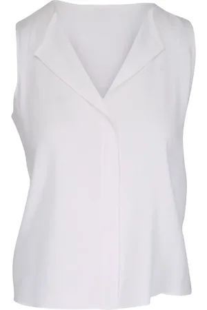 PETER COHEN Asymmetric-collar sleeveless top