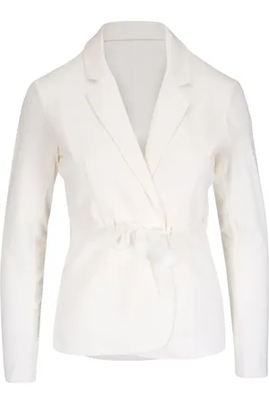 Majestic V-neck long-sleeved jacket