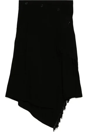 LIMI FEU Fringe wrap skirt
