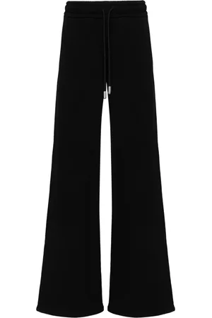 OFF-WHITE Diag-stripe wide-leg trousers