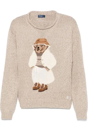 Ralph Lauren Polo Bear-jacquard sweater