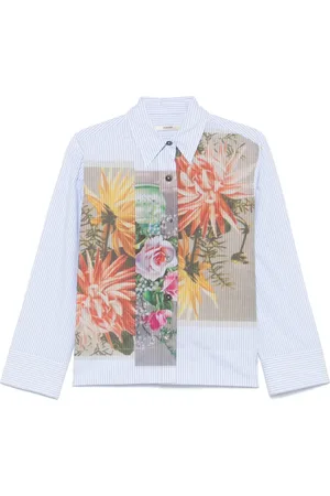 ODEEH Floral-print shirt