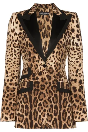 Dolce & Gabbana Turlington leopard-print blazer