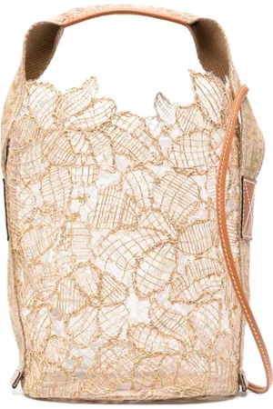 ERMANNO SCERVINO Raffia bucket bag