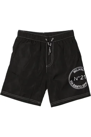 Nº21 Logo print swimming shorts