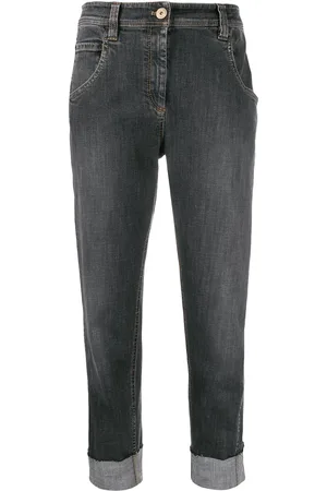 Brunello Cucinelli High rise cropped jeans