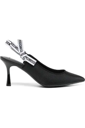 Karl Lagerfeld 80mm Sienna ribbon pumps
