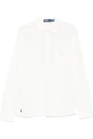 Ralph Lauren Long-sleeve linen polo shirt