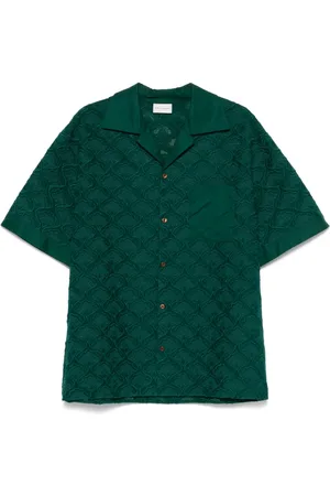 Drôle de Monsieur La Chemise Brodée Tapisserie shirt