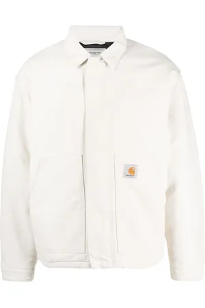 Carhartt Logo-patch organic cotton shirt jacket