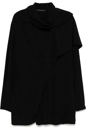 YOHJI YAMAMOTO Scarf-collar blazer