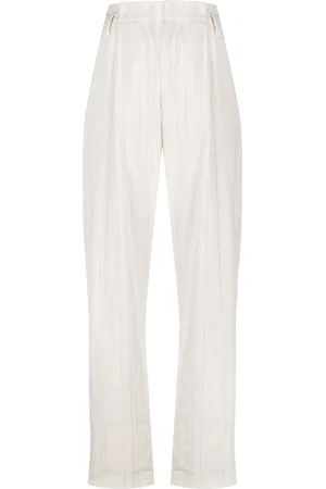 Brunello Cucinelli Pleated high-waisted trousers