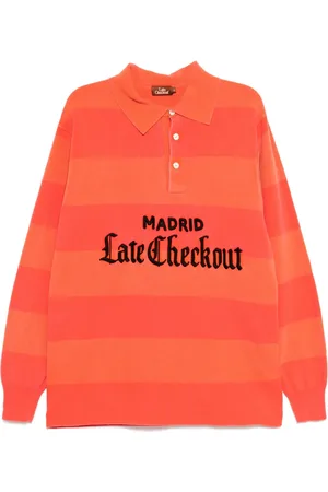 Stain Shade Embroidered polo sweatshirt