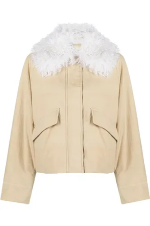 Durazzi Milano Shearling-collar jacket