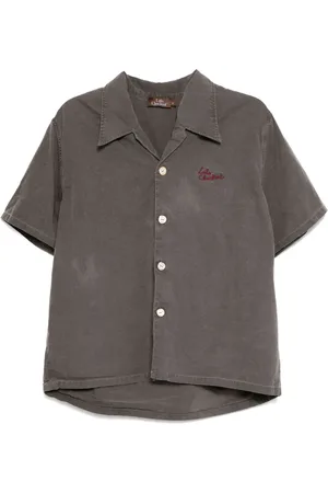 Stain Shade Logo-embroidered shirt