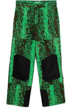 Stain Shade Leopard-print trousers