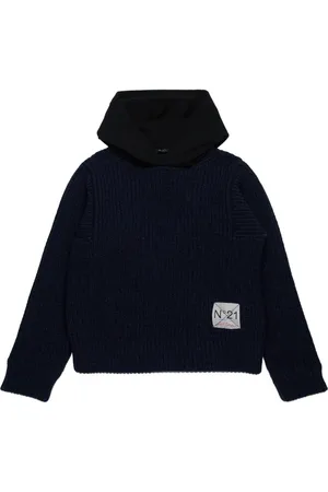 Nº21 Knitted hoodie