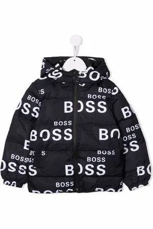 HUGO BOSS Logo print puffer jacket