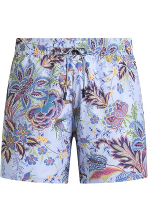 Etro Floral-print swim shorts