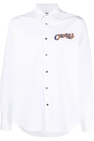 Roberto Cavalli Embroidered logo shirt