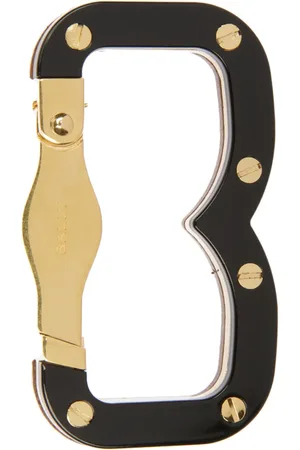 Bally Carabiner geometric keychain