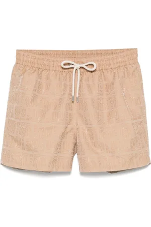 Frescobol Carioca Graphic-print swim shorts