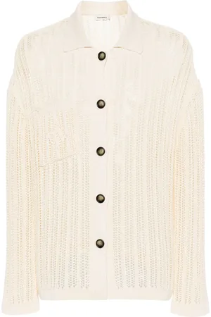 Nanushka Open-knit cotton cardigan