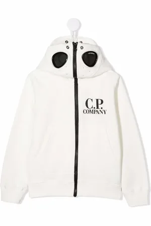 C.P. Company Goggles logo cotton hoodie