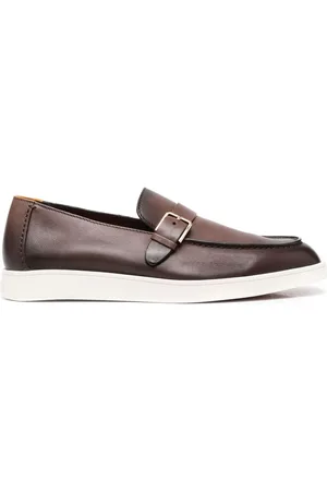 santoni Monk strap loafers