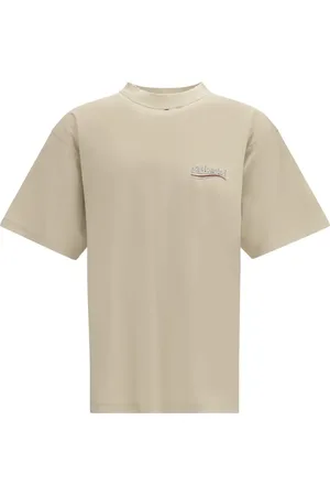 Balenciaga Logo-embroidered cotton t-shirt