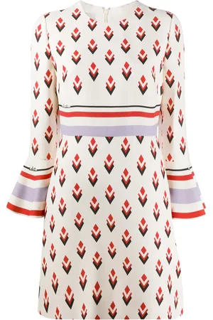 VALENTINO GARAVANI Geometric-print dress