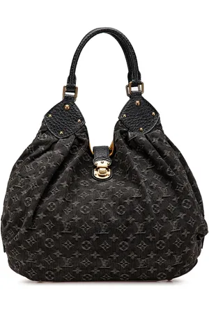 LOUIS VUITTON 2007 Monogram Denim Mahina XL hobo bag