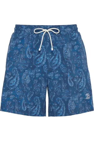 Brunello Cucinelli Paisley-print swim shorts