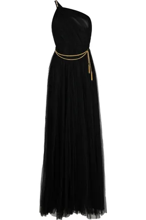 Elisabetta Franchi One-shoulder tulle dress